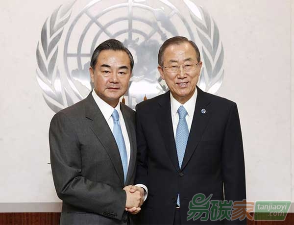  潘基文:呼吁中方在氣候變化、可持續(xù)發(fā)展等領(lǐng)域發(fā)揮大作用